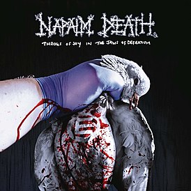 Обложка альбома Napalm Death «Throes of Joy in the Jaws of Defeatism» (2020)