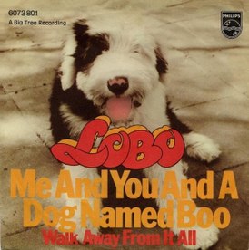 Обложка сингла Lobo «Me and You and a Dog Named Boo» (1971)