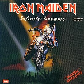 Iron Maiden single'ı "Infinite Dreams"in kapağı (1989)