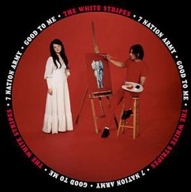 Обложка сингла The White Stripes «Seven Nation Army» (2003)