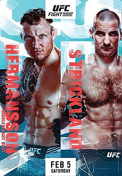 Постер UFC Fight Night: Херманссон - Стрикленд
