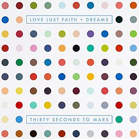 30 Seconds to Mars capa do álbum "Love Lust Faith + Dreams" (2013)