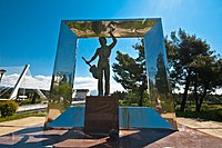 Monument in Podgorica, Montenegro