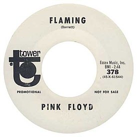 A Pink Floyd "Flaming" kislemezének borítója (1967)