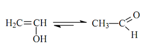 Кето-енольная таутомерия винилового спирта