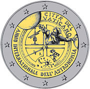 €2 commemorative coin Vatican City 2009.jpg