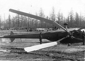 Mi-4 bord 35295 etter nødlanding