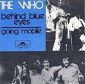 Обложка сингла The Who «Behind Blue Eyes» (1971)
