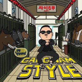Обложка сингла PSY «Gangnam Style» (2012)