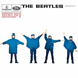 Обложка альбома The Beatles «Help!» (1965)