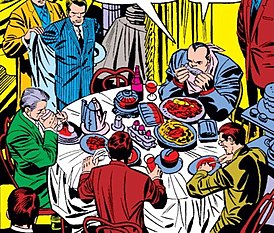 Некоторые члены Маджии в комиксе Fantastic Four #101 (август 1970) Художник — Джек Кирби.