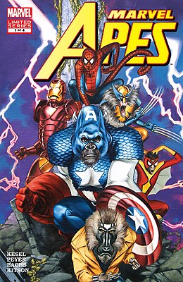 Обложка Marvel Apes #1