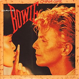 Portada del sencillo "China Girl" de David Bowie (1983)