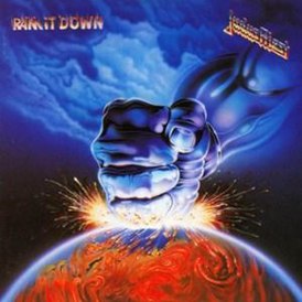 Обложка альбома Judas Priest «Ram It Down» (1988)