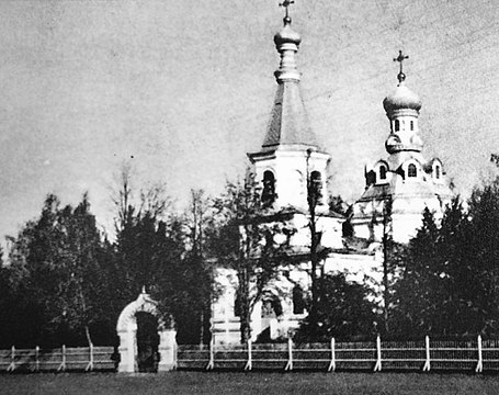 Igreja na aldeia de Kyyuryolya.  Início do século 20