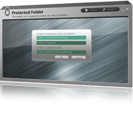 Скриншот программы IObit Protected Folder