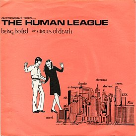 Обложка сингла The Human League «Being Boiled» (1978)
