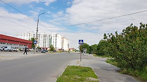 Участок между улицами Андрусенко и Глебова. Слева — Масаны, справа — Новая Подусовка