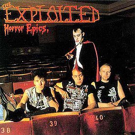 Обложка альбома The Exploited «Horror Epics» (1985)