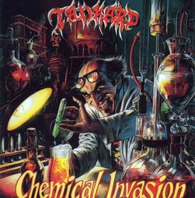 Обложка альбома Tankard «Chemical Invasion» (1987)