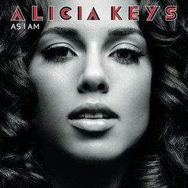 Alicia Keysin albumin kansi "As I Am" (2007)