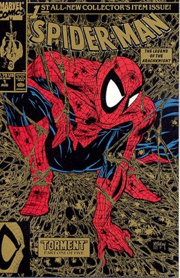 Один из вариантов обложки Peter Parker: Spider-Man #1, художник Тодд Макфарлейн.