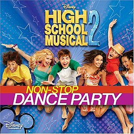 Обложка альбома различных артистов ««Классный Мюзикл: Каникулы»: Непрекращающаяся танцевальная вечеринка» (2007)