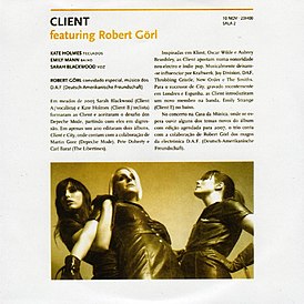 Обложка альбома Client «Live in Porto» (2006)