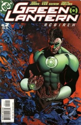 Обложка выпуска Green Lantern: Rebirth #2, художник Итан Ван Скивер. Изображён - Хэл Джордан.