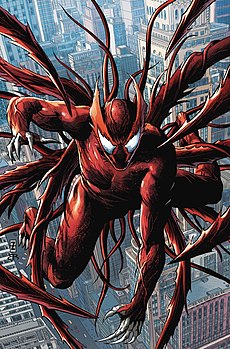 Скотт Вашингтон как Гибрид. Вариант обложки Venom vol. 4 #18 (сентябрь 2019). Художники: Патрик Зирчер  (англ.) (рус. и Брайан Ребер.