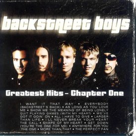 Okładka albumu Backstreet Boys "Greatest Hits - Chapter One" (2001)