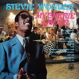 Portada del sencillo de Stevie Wonder "My Cherie Amour" (1969)