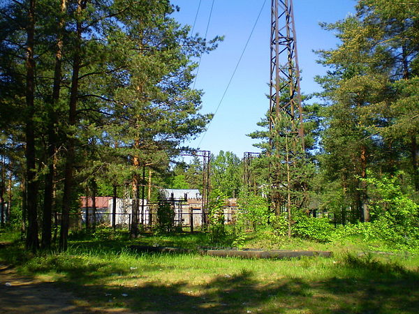 Microdistrito de Ilyinsky, antigua subestación transformadora.  2011