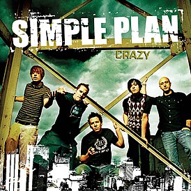 Обложка сингла Simple Plan «Crazy» (2005)