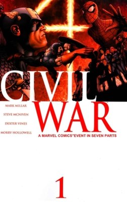 Civil War № 1 (июль 2006 года).Художник: Стив Макнивен