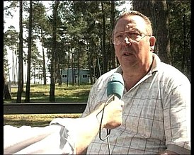 Ханс Плюшке в телевизионном интервью в 1997 году