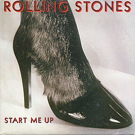 Обложка сингла The Rolling Stones «Start Me Up» (1981)