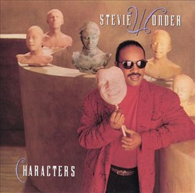 Portada del disco de Stevie Wonder "Personajes" (1987)