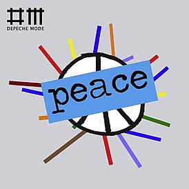 Cover van Depeche Mode single "Peace" (2009)