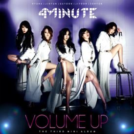 Обложка альбома 4minute «Volume Up» (2012)