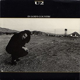 Обложка сингла U2 «In God’s Country» (1987)