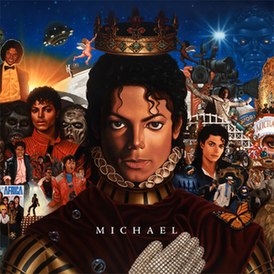 Michael Jacksonin albumin kansi "Michael" (2010)