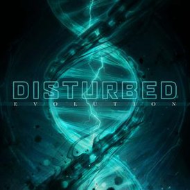 Обложка альбома Disturbed «Evolution» (2018)