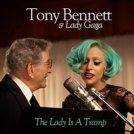 Cover van Tony Bennett en Lady Gaga's single "The Lady Is a Tramp" (2011)