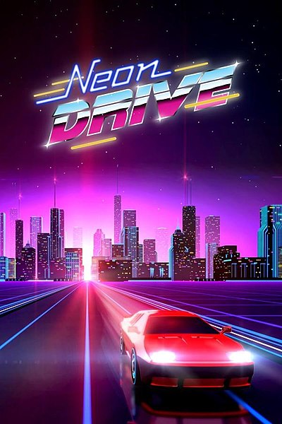 Файл:Обложка видеоигры Neon Drive.jpg