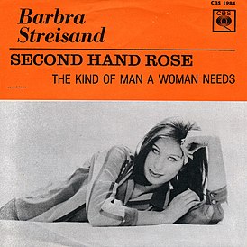 Обложка сингла Барбры Стрейзанд «Second Hand Rose» (1965)