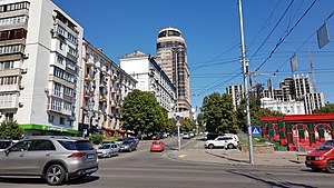 начало улицы: вид со стороны Большой Васильковской улицы