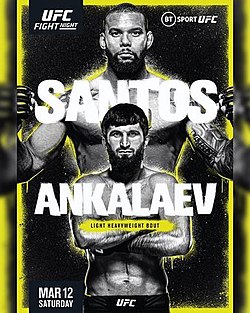 Постер UFC Fight Night: Сантус - Анкалаев