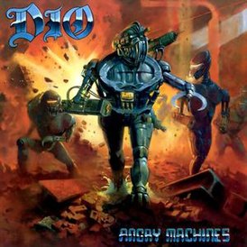 Обложка альбома Dio «Angry Machines» (1996)