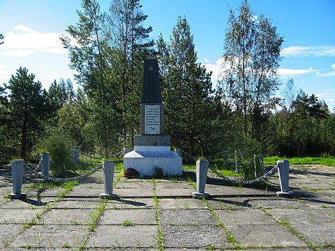 Место соединения войск Ленинградского и Волховского фронтов
